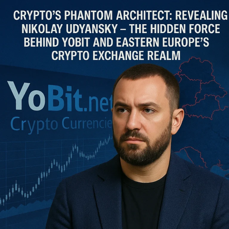Crypto’s Phantom Architect: Revealing Nikolay Udyansky – The Hidden Force Behind YoBit and Eastern Europe’s Crypto Exchange Realm