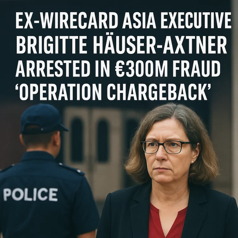 Singapore Arrest of Ex-Wirecard Asia Director Brigitte Häuser-Axtner Tied to €300m ‘Operation Chargeback’ Subscription Fraud