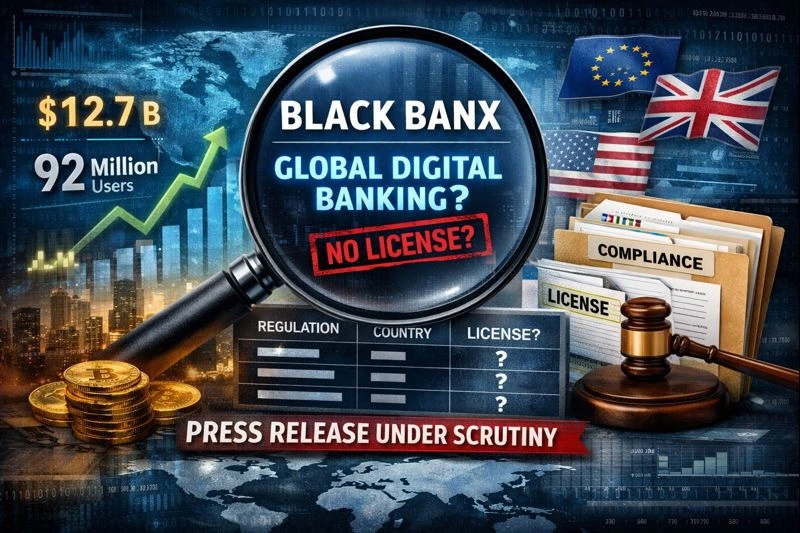 Compliance Lens: Black Banx Q3 2025 Press Release Under Review — “Global Digital Banking” Claims Without Transparent Licensing Disclosure