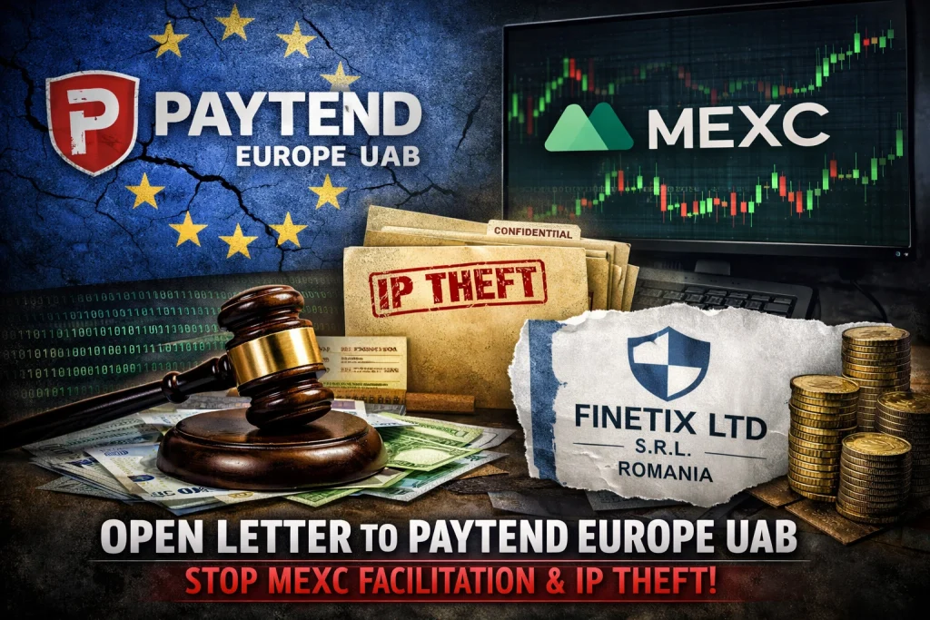 EDITORIAL: Open Letter to Paytend Europe UAB – Terminate Support for the Illegal MEXC Scheme and Ongoing IP Misappropriation