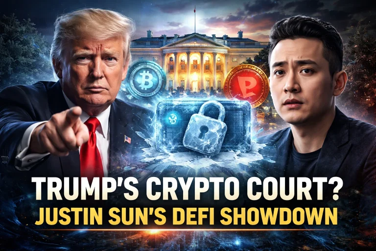 Trump’s Crypto Court Turns on Justin Sun: WLFI Freeze Row Exposes the First Family’s DeFi Power Play