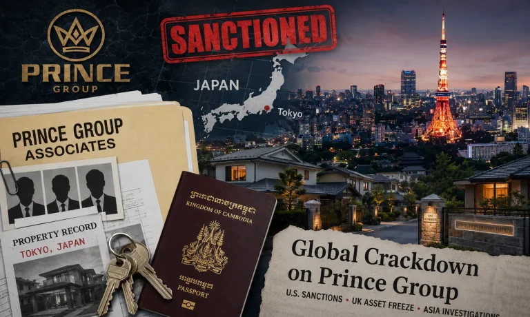 Prince Group Associates Build Property Portfolio in Japan Amid Global Sanctions Campaign